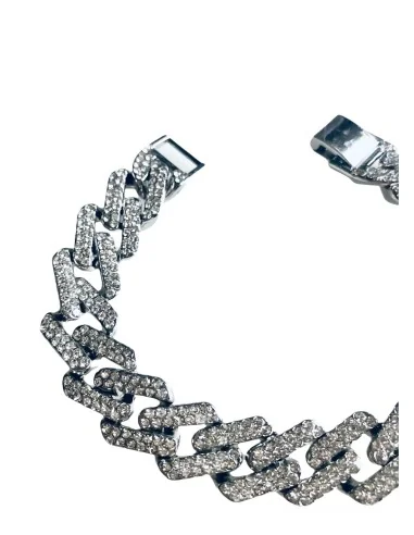 Γυναικείο βραχιόλι με καρφωτά ζιργκόν Adelaide