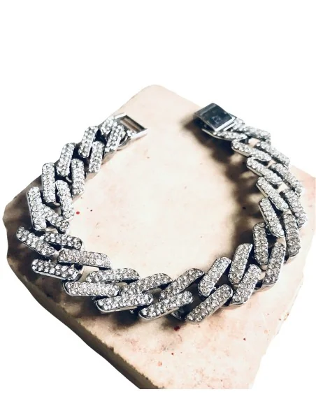 Γυναικείο βραχιόλι με καρφωτά ζιργκόν Adelaide Γυναικείο βραχιόλι με καρφωτά ζιργκόν Adelaide