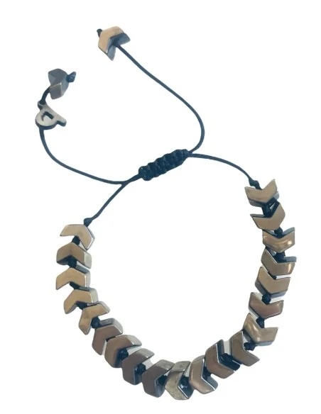 Χειροποίητο γυναικείο βραχιόλι με πέτρες αιματίτη Χειροποίητο γυναικείο βραχιόλι με πέτρες αιματίτη