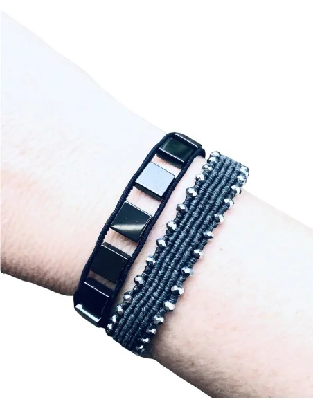 Χειροποίητο βραχιόλι από αιματίτη Stone