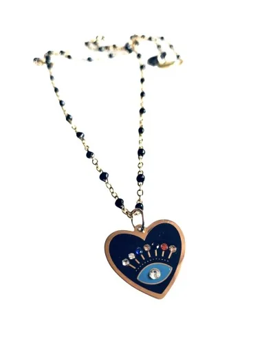 Χειροποίητο γυναικείο κολιέ καρδιά Loveme