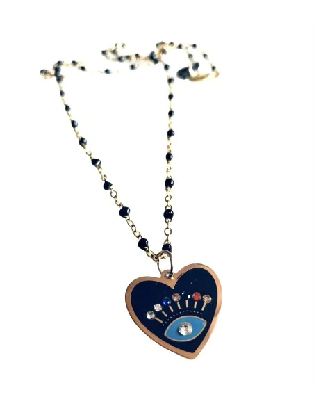 Χειροποίητο γυναικείο κολιέ καρδιά Loveme