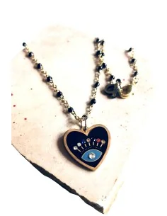 Χειροποίητο γυναικείο κολιέ καρδιά Loveme 2
