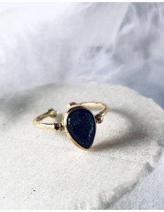 Γυναικείο δαχτυλίδι από ασήμι 925 και ημιπολύτιμη πέτρα Comissa 2