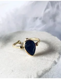 Γυναικείο δαχτυλίδι από ασήμι 925 και ημιπολύτιμη πέτρα Comissa 2