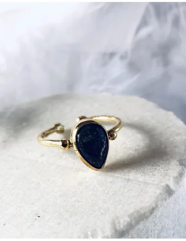 Γυναικείο δαχτυλίδι από ασήμι 925 και ημιπολύτιμη πέτρα Comissa