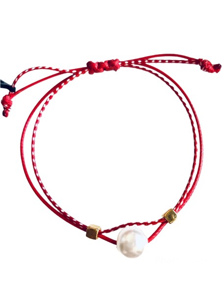 Χειροποίητο βραχιόλι μαρτάκι Perla