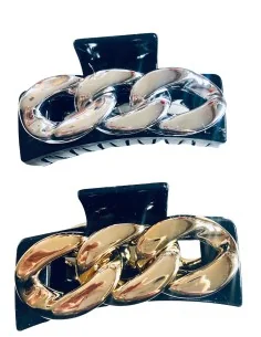 Γυναικείο κοκαλάκι κλάμερ με αλυσίδα