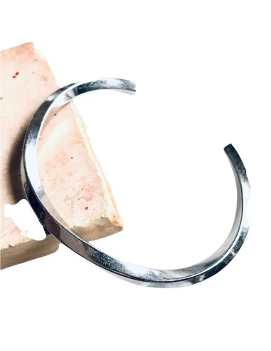 Χειροπέδα από ατσάλι σε ασημί ή χρυσό Joli