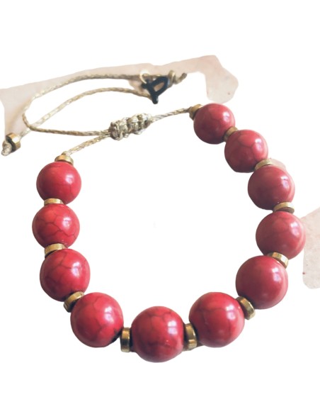 βραχιόλι με ημιπολύτιμες πέτρες