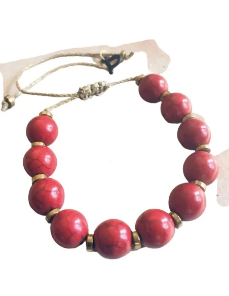 βραχιόλι με ημιπολύτιμες πέτρες