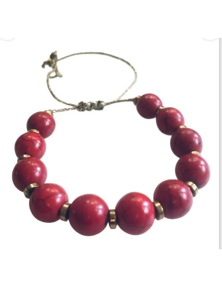 βραχιόλι με ημιπολύτιμες πέτρες