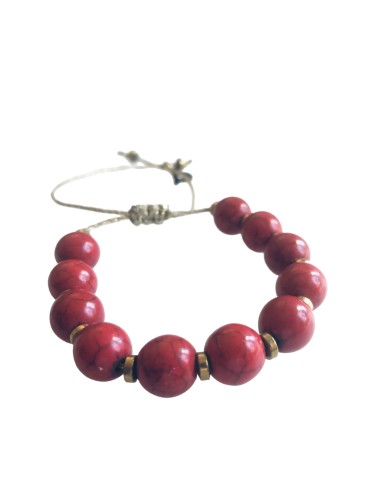 βραχιόλι με ημιπολύτιμες πέτρες