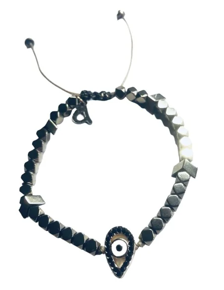 Χειροποίητο βραχιόλι μάτι με πέτρες αιματίτη Thekla Χειροποίητο βραχιόλι μάτι με πέτρες αιματίτη Thekla