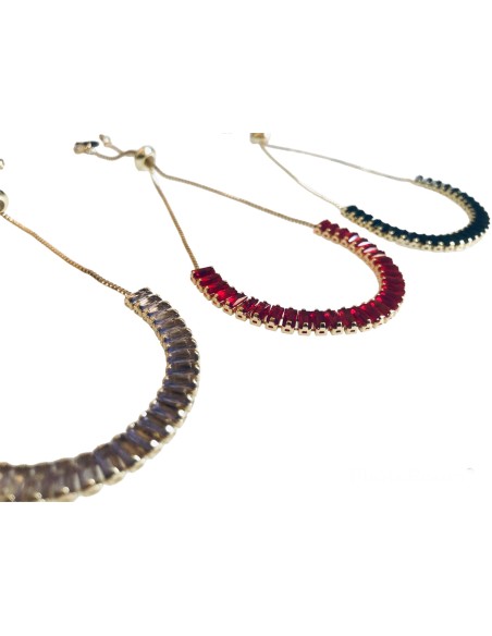 Γυναικείο βραχιόλι με κρύσταλλα Jilda