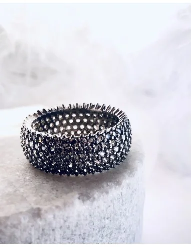 Γυναικείο δαχτυλίδι από ασήμι 925 και ζιργκόν