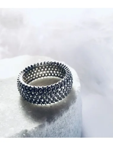 Γυναικείο πομπέ δαχτυλίδι από ασήμι 925 και...