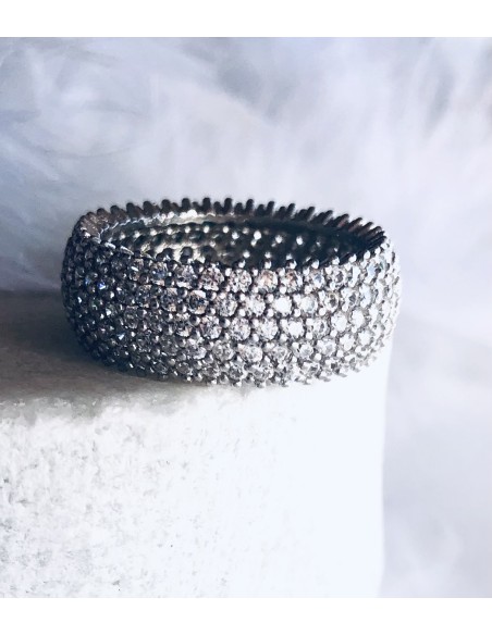 Γυναικείο δαχτυλίδι από ασήμι 925 και ζιργκόν