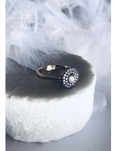 Γυναικείο δαχτυλίδι από ασήμι 925 και ζιργκόν 2