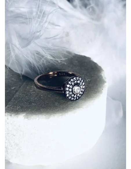 Γυναικείο δαχτυλίδι από ασήμι 925 και ζιργκόν