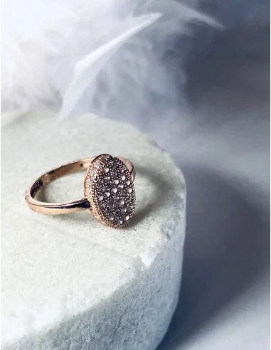 Γυναικείο δαχτυλίδι από ασήμι 925 και ζιργκόν