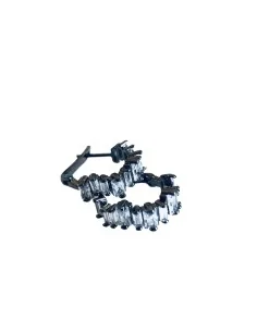 Γυναικεία σκουλαρίκια από ασήμι 925 και κρύσταλλα Τσεχίας Doukissa 2