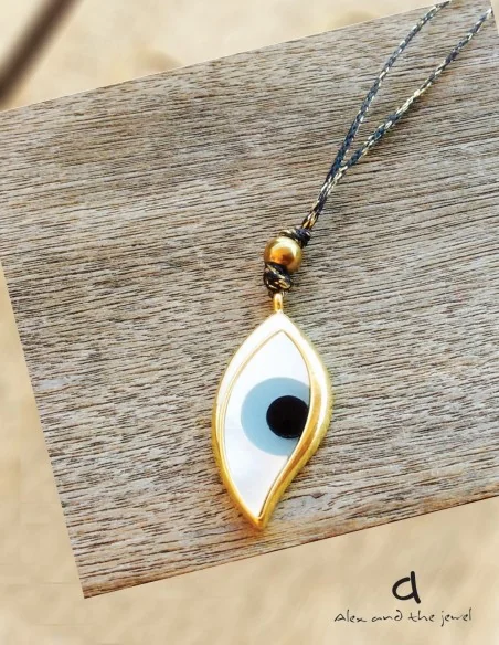 Χειροποίητο γυναικείο κόσμημα κολιέ με κρεμαστό μάτι Eyes Χειροποίητο γυναικείο κόσμημα κολιέ με κρεμαστό μάτι Eyes