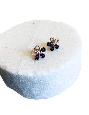 Σκουλαρίκια τετράφυλλο τριφύλλι από ασήμι 925 Quattro