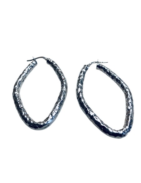 Σκουλαρίκια κρίκοι από ασήμι 925 Silion