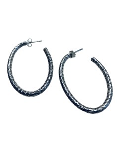 Σκουλαρίκια κρίκοι από ασήμι 925 Diria 2