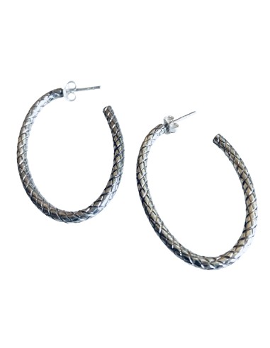 Σκουλαρίκια κρίκοι από ασήμι 925 Diria