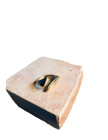 Δαχτυλίδι από επιχρυσωμένο ατσάλι Dori