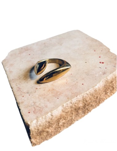 Δαχτυλίδι από επιχρυσωμένο ατσάλι Dori