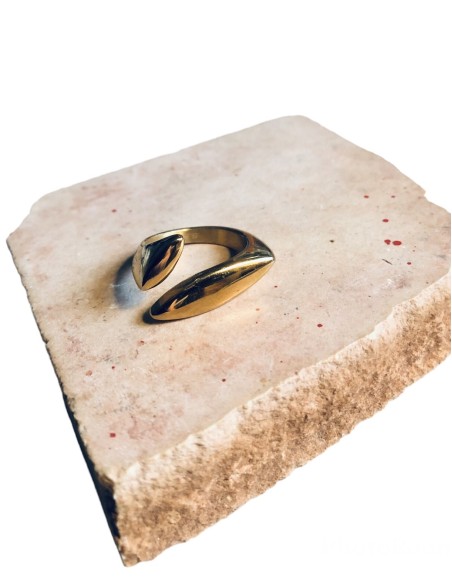 Δαχτυλίδι από επιχρυσωμένο ατσάλι Dori