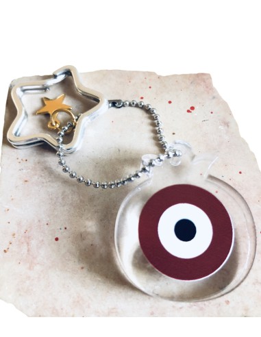 Χειροποίητο μπρελόκ ή διακοσμητικό αυτοκινήτου ρόδι