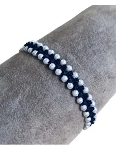 Χειροποίητο μακραμέ βραχιόλι με κρύσταλλα West 2