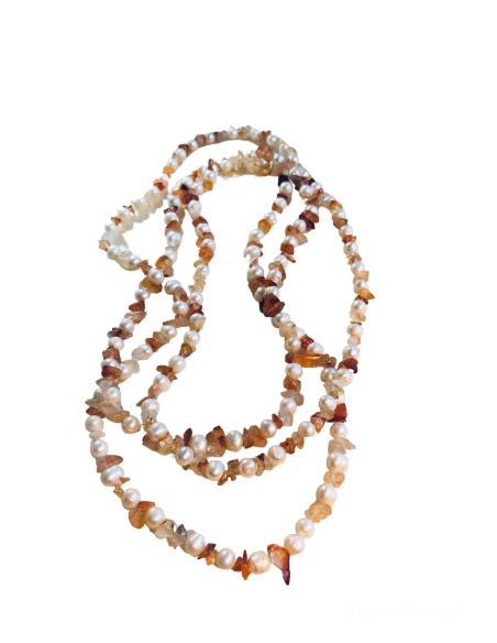 Χειροποίητο κολιέ με ημιπολύτιμες πέτρες Gi Χειροποίητο κολιέ με ημιπολύτιμες πέτρες Gi