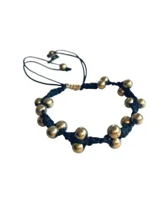 Χειροποίητο μακραμέ βραχιόλι με ημιπολύτιμες πέτρες Αιματίτη Martina 2