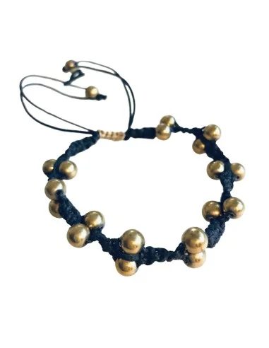 Χειροποίητο μακραμέ βραχιόλι με ημιπολύτιμες...