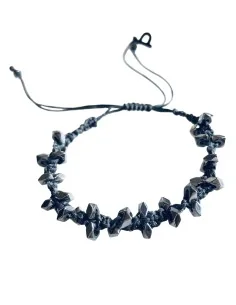 Χειροποίητο μακραμέ βραχιόλι με ημιπολύτιμες πέτρες Αιματίτη Jordan 2