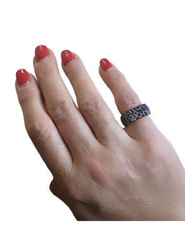 Χειροποίητο γυναικείο τετράγωνο δαχτυλίδι από...