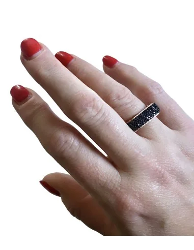 Χειροποίητο, τετράγωνο γυναικείο δαχτυλίδι από...