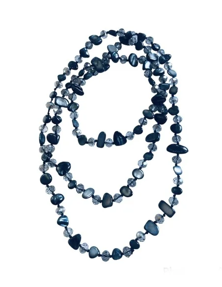 Χειροποίητο κολιέ με πέτρες Αχάτη και κρύσταλλα Τσεχίας Clara Χειροποίητο κολιέ με πέτρες Αχάτη και κρύσταλλα Τσεχίας Clara