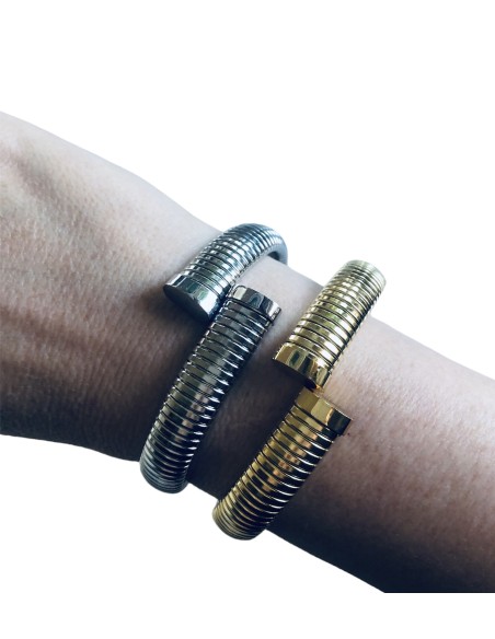 Βραχιόλι χειροπέδα από ατσάλι Bologna