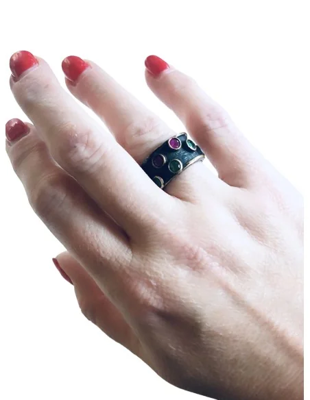 Δαχτυλίδι από ασήμι 925 παλαιωμένο Comis