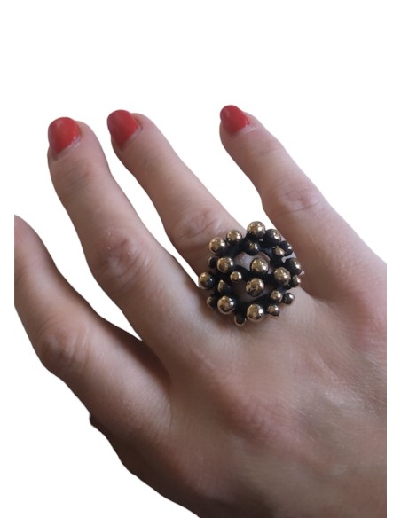 Δαχτυλίδι από ασήμι 925 παλαιωμένο Melia Δαχτυλίδι από ασήμι 925 παλαιωμένο Melia