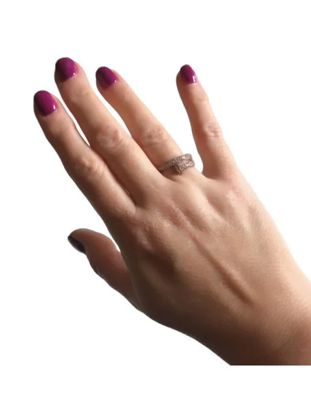 Επίχρυσο δαχτυλίδι από ασήμι 925 Fiona