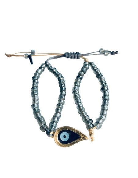 Χειροποίητο βραχιόλι μάτι με κρύσταλλα Looking