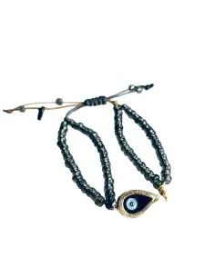 Χειροποίητο βραχιόλι μάτι με κρύσταλλα Looking 2