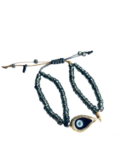Χειροποίητο βραχιόλι μάτι με κρύσταλλα Looking